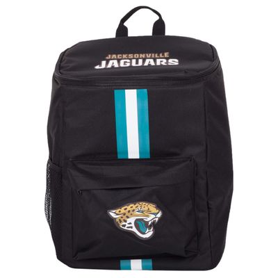 FOCO Jacksonville Jaguars Cooler Backpack Portable Soft Sided Ice Chest Insulated Bag Holds 36 Cans - Football Gear Show Your Team Spirit with Officially Licensed Fan Gear