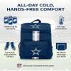 FOCO Dallas Cowboys Cooler Backpack  Portable Soft Sided Ice Chest  Insulated Bag Holds 36 Cans - Football Gear  Show Your Team Spirit with Officially Licensed Fan Gear view 4