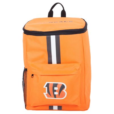 FOCO Cincinnati Bengals Cooler Backpack Portable Soft Sided Ice Chest Insulated Bag Holds 36 Cans - Football Gear Show Your Team Spirit with Officially Licensed Fan Gear