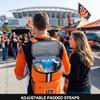 FOCO Cincinnati Bengals Cooler Backpack  Portable Soft Sided Ice Chest  Insulated Bag Holds 36 Cans - Football Gear  Show Your Team Spirit with Officially Licensed Fan Gear view 4