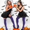 SATINIOR Women Knee Socks High Socks High Thigh Stockings for Cosplay, Halloween, Party, Daily Wear (Purple,Medium) view 2