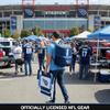 FOCO Tennessee Titans Cooler Backpack  Portable Soft Sided Ice Chest  Insulated Bag Holds 36 Cans - Football Gear  Show Your Team Spirit with Officially Licensed Fan Gear view 3