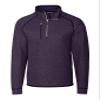 Cutter & Buck Men's Half Zip, College Purple Heather, XXXL view 1