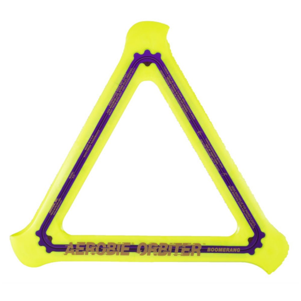 Aerobie Orbirter High Performance Boomerang, Outdoor Flying Disc, Returning Boomerang, Flying Ring for Kids Parties and Backyard Games, Teen Boys Gift Ideas, Kids Toys for Ages 5 & Up, Yellow, 11.5