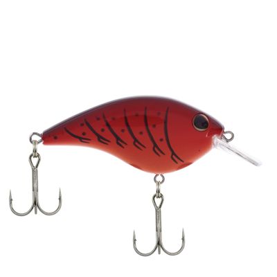 Berkley Frittside Fishing Lure, Candy Apple Red Craw, 5 Biggun (3/7 oz), 2 4/5in 7cm Crankbaits, Classic Flat Side Profile Mimics Variety of Species and Creates Flash, Equipped with Fusion19 Hook