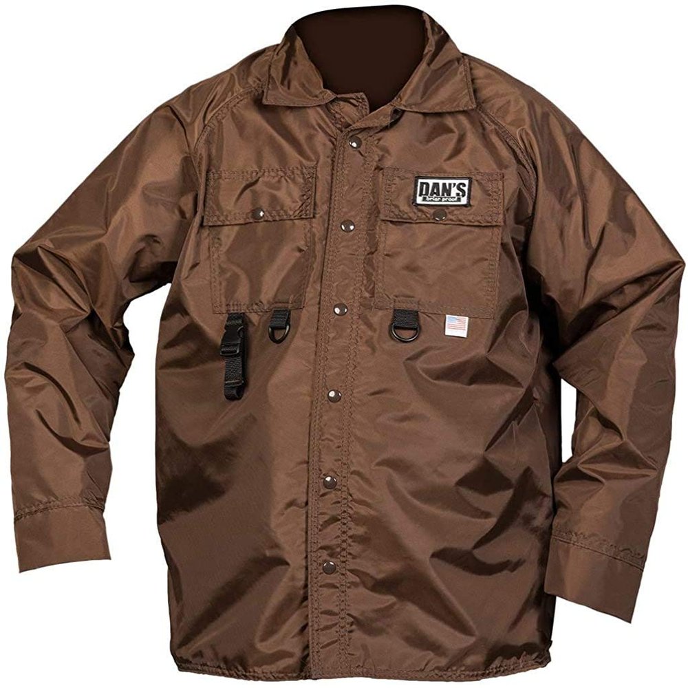 Briarproof Hunting Shirt, with Mesh Liner, Made in U.S.A. (Large) Brown