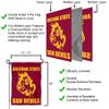 College Flags & Banners Co. Arizona State Sun Devils Garden Flag and Flag Stand Pole Holder Set view 4