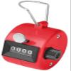 White Deer Hand Tally Counter 4 Digit Number Dual Clicker Golf Handy Convenient (Red) view 1
