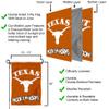 College Flags & Banners Co. Texas Hookem Horns Garden Banner and Flag Stand Pole Holder Set view 4