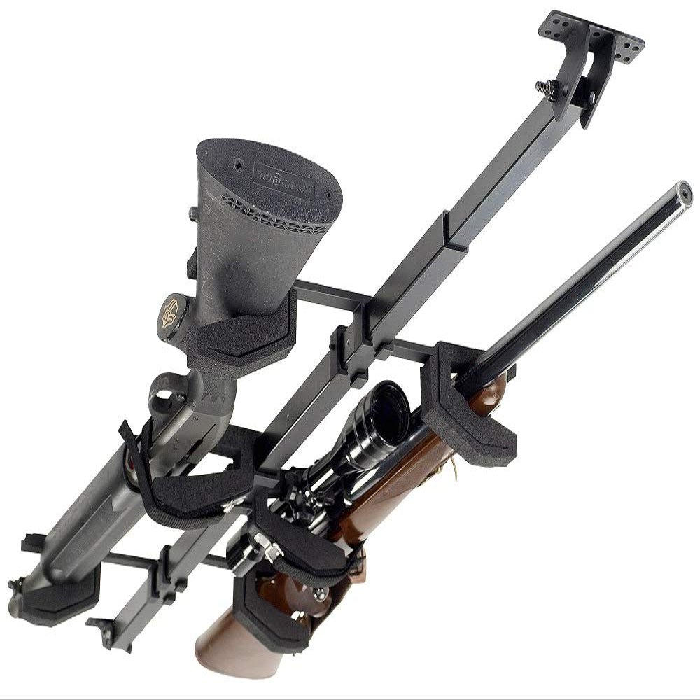 BigSky Racks Double Gun Racks for Flat Sided CanAm Defender Roll Bar