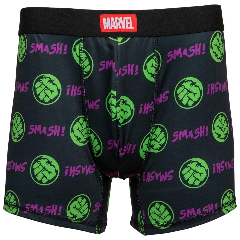 Bioworld Incredible Hulk Fist Smash Men's Underwear Boxer Briefs Large (36-38) Black
