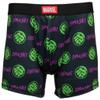 Bioworld Incredible Hulk Fist Smash Men's Underwear Boxer Briefs Large (36-38) Black view 1