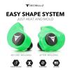 Decibullz - Custom Molded Earplugs, 31dB Highest NRR, Comfortable Hearing Protection for Shooting, Travel, Swimming, Work and Concerts (Green) view 2