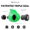 Decibullz - Custom Molded Earplugs, 31dB Highest NRR, Comfortable Hearing Protection for Shooting, Travel, Swimming, Work and Concerts (Green) view 3