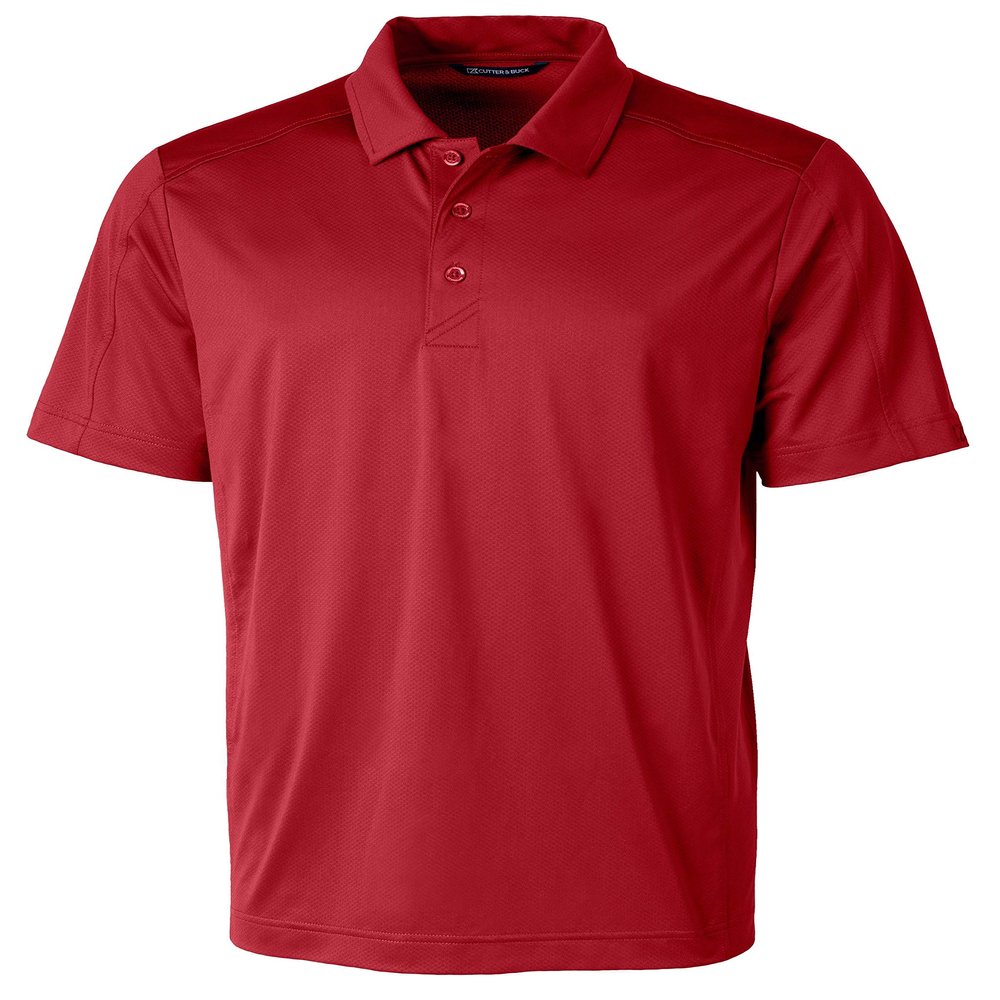 Cutter & Buck Mens Prospect Textured Stretch Polo Shirt, Cardinal Red, 3X-Large Big US