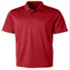 Cutter & Buck Mens Prospect Textured Stretch Polo Shirt, Cardinal Red, 3X-Large Big US view 1