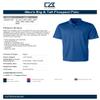 Cutter & Buck Mens Prospect Textured Stretch Polo Shirt, Cardinal Red, 3X-Large Big US view 4