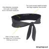 Amphipod TieNgo Stash Belt, Minimalist Runners Storage Waistpack Belt for Running, Jogging & Walking - Black/Reflective - OS view 2