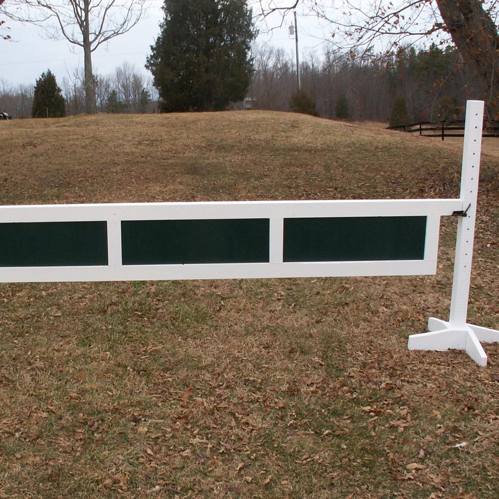 3 Panel Solid Color Gate 10ft - 24 inch Redwood Stain