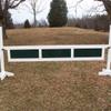 3 Panel Solid Color Gate 10ft - 24 inch Redwood Stain view 2