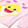 Nickelodeon Baby Girls Shark 2-Piece T-Shirt Bundle Set - Toddler Girl Size 2t-5t Mommy & Daddy Shark Tees, Light Pink/Heather Grey view 2