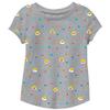 Nickelodeon Baby Girls Shark 2-Piece T-Shirt Bundle Set - Toddler Girl Size 2t-5t Mommy & Daddy Shark Tees, Light Pink/Heather Grey view 4
