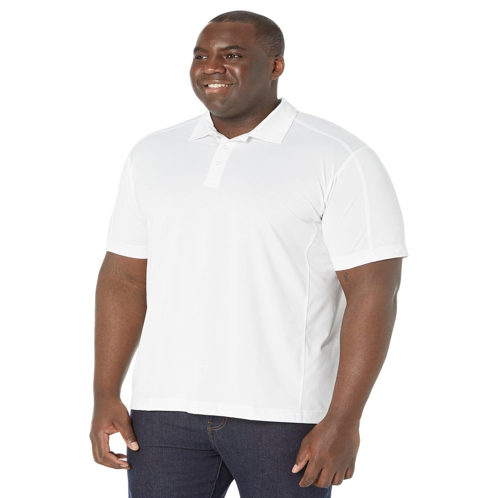 Cutter & Buck mens Men's Big Tall Polo Shirt, White, 5X US