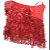 Latin Dance Dress for Girls Ballroom Dancing Dresses for Kids Flapper Dress with 20s Accessories Set (X-Large, Style 3 Red) view 4