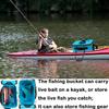 Fishing Bucket, 6Gallon/8Gallon/10Gallon Foldable Fish Bucket,Live Fish Container Multi-Functional Live Fish Bait Bucket,Outdoor Camping EVA Fishing Bag and Fish Protection Bucket view 4