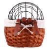 Bicycle Basket Front Storage Carrier Seat Basket Pet Bag for Bike Bag for Cycling Cycling Front Carrier Removable Removable view 2