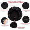 ABAMERICA 2 Pack Bouffant Caps with Button and Sweatband, Adjustable Scrub Caps for Women Men, One Size Multi Color view 4