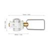 Lixada Gas Saver Plus, Conversion Adapter for Butane Gas, Lindal Valve Canister and Nozzle Bottle Type view 2