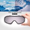 OutdoorMaster OTG Ski Goggles - Over Glasses Ski/Snowboard Goggles for Men, Women & Youth - 100% UV Protection (Panda Frame + VLT 17% Grey Lens with Full REVO Green) view 3