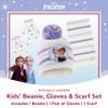 Disney Girls Toddler Winter Hat, Scarf And Mittens Set 2-4 Or Frozen Elsa & Anna Hat, Scarves And Kids Gloves Sets 4-7 view 2