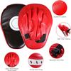 SEISSO 2 Pcs Taekwondo Kickboxing Pads + 2 Pcs Punching Mitts for Karate Training Target Thai Pads Punching Kit Kick Punch Pad Kicking Strike Shield MMA Martial Art for Men Women Gym view 4