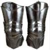 ARTIZANSTORE Gothic Leg Guard Armor Roman Spartan Set Silver - One Size view 1