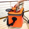 Fishing Bucket, 6Gallon/8Gallon/10Gallon Foldable Fish Bucket,Live Fish Container Multi-Functional Live Fish Bait Bucket,Outdoor Camping EVA Fishing Bag and Fish Protection Bucket view 3