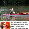 Fishing Bucket, 6Gallon/8Gallon/10Gallon Foldable Fish Bucket,Live Fish Container Multi-Functional Live Fish Bait Bucket,Outdoor Camping EVA Fishing Bag and Fish Protection Bucket view 4