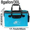 Fishing Bucket, 6Gallon/8Gallon/10Gallon Foldable Fish Bucket,Live Fish Container Multi-Functional Live Fish Bait Bucket,Outdoor Camping EVA Fishing Bag and Fish Protection Bucket view 2