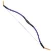 ZSHJGJR Archery Traditional Longbow Handmade 20-40lbs Recurve Bow One-Piece Hunting Bow Horse Bow for Outdoor Shooting Target Practice (Blue, 35lbs) view 2