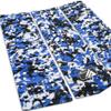 AQUBONA 3 Piece Stomp Pad Surfboard EVA Traction Pad with 3M Adhesive Professional Tail Pad/Applies All Boards - Surfboards, Shortboard, Longboard, Skimboard, Snowboard/black white blue view 4