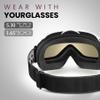 OutdoorMaster OTG Ski Goggles - Over Glasses Ski/Snowboard Goggles for Men, Women & Youth - 100% UV Protection (Black Frame + VLT 84% Yellow Lens) view 2