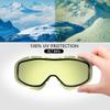 OutdoorMaster OTG Ski Goggles - Over Glasses Ski/Snowboard Goggles for Men, Women & Youth - 100% UV Protection (Black Frame + VLT 84% Yellow Lens) view 3