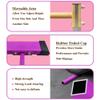GLANT Gymnastic Kip Bar,Horizontal Bar for Kids Girls Junior,3' to 5' Adjustable Height,Home Gym Equipment,Ideal for Indoor and Home Training,1-4 Levels,300lbs Weight Capacity (Purple) view 3