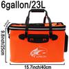 Fishing Bucket, 6Gallon/8Gallon/10Gallon Foldable Fish Bucket,Live Fish Container Multi-Functional Live Fish Bait Bucket,Outdoor Camping EVA Fishing Bag and Fish Protection Bucket view 2