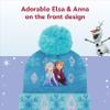 Disney Girls Toddler Winter Hat And Mittens Set Ages 2-4 Or Frozen 2 Elsa & Anna Hat And Kids Gloves Set For Ages 4-7 view 3