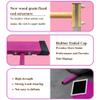 GLANT Gymnastic Kip Bar,Horizontal Bar for Kids Girls Junior,3' to 5' Adjustable Height,Home Gym Equipment,Ideal for Indoor and Home Training,1-4 Levels,300lbs Weight Capacity (Pink) view 3