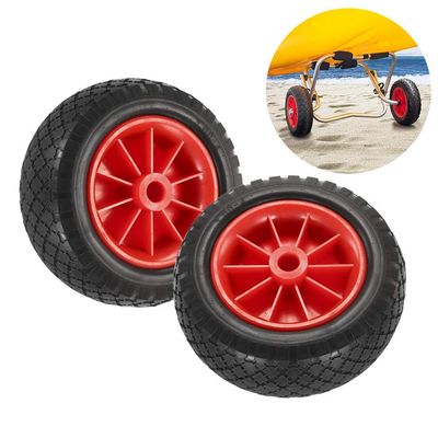 Lixada 2pc 8" / 10" Puncture-Proof Tire Wheel for Kayak Canoe Trolley Cart Replacement Tire (2 pc10inch)