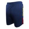 Icon Sports Youth Compatible with FC Barcelona Officially Licensed Poly Soccer Shorts -02 Medium Blue view 2