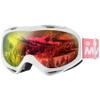OutdoorMaster OTG Ski Goggles - Over Glasses Ski/Snowboard Goggles for Men, Women & Youth - 100% UV Protection (White Frame + Vlt 45% Purple Lens with Full Revo Red) view 1